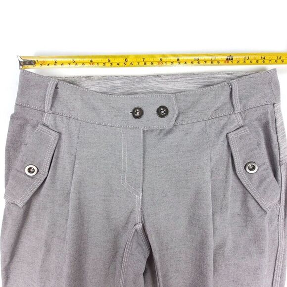 LULULEMON Pedal Power Pants Commuter Cycling Biking Neutral Blush Gray Womens 6 - Picture 3 of 8